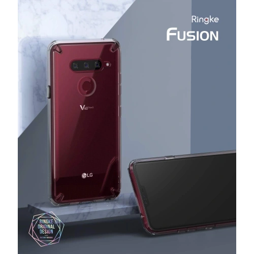 Etui Ringke Fusion LG V40 ThinQ Aqua Blue