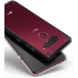 Etui Ringke Fusion LG V40 ThinQ Smoke Black