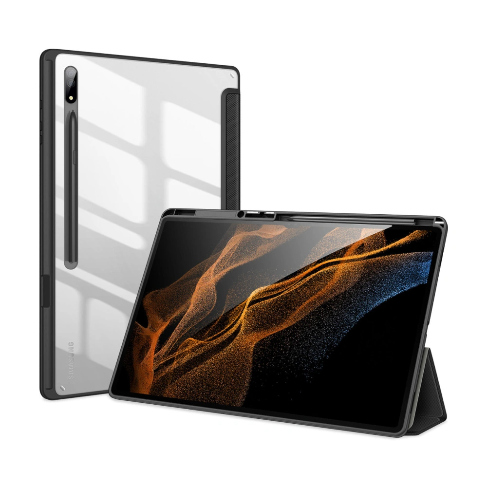 Hurtownia GSM - Etui Dux Ducis Toby Samsung Galaxy Tab S8 Ultra suport pentru stylus negru - DDS955 - {ean13} - Hurt