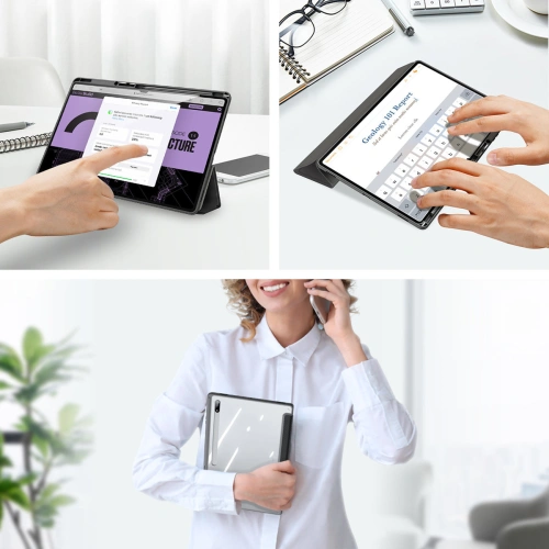 Etui Dux Ducis Toby Samsung Galaxy Tab S8 Ultra stylus holder czarny