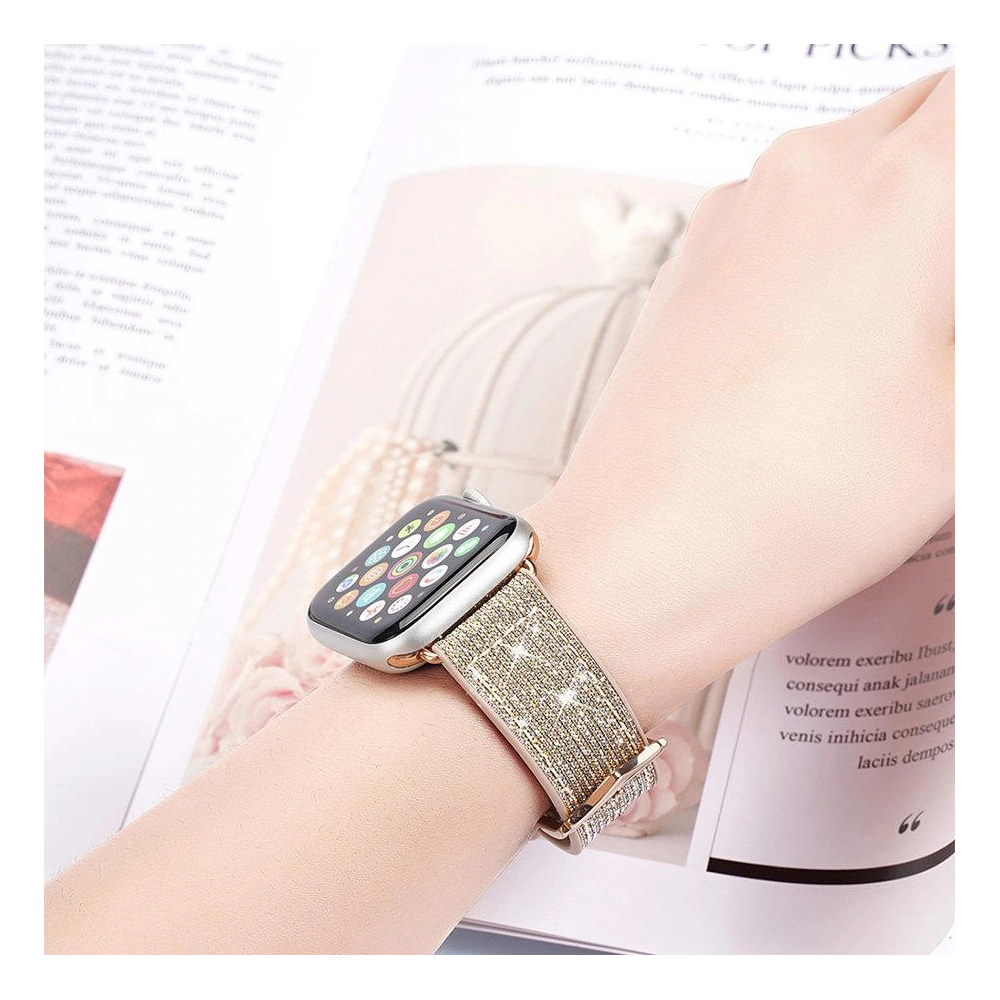 Hurtownia GSM - Pasek Dux Ducis Strap Apple Watch 4/5/6/7/8/9/SE/10 40/41/42mm alb (Versiunea Sparkle) - DDS961 - {ean13} - Hurt
