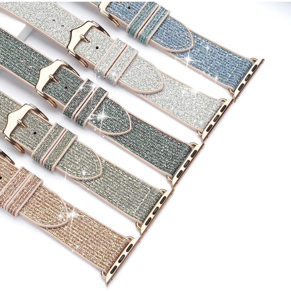 Hurtownia GSM - Pasek Dux Ducis Strap Apple Watch 4/5/6/7/8/9/SE/10 40/41/42mm alb (Versiunea Sparkle) - DDS961 - {ean13} - Hurt