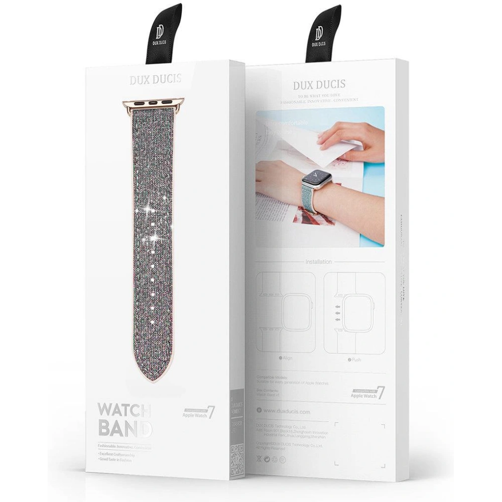 Hurtownia GSM - Dux Ducis Pánt Apple Watch 4/5/6/7/8/9/SE/10 40/41/42mm zöld (Sparkle Version) - DDS964 - {ean13} - Hurt