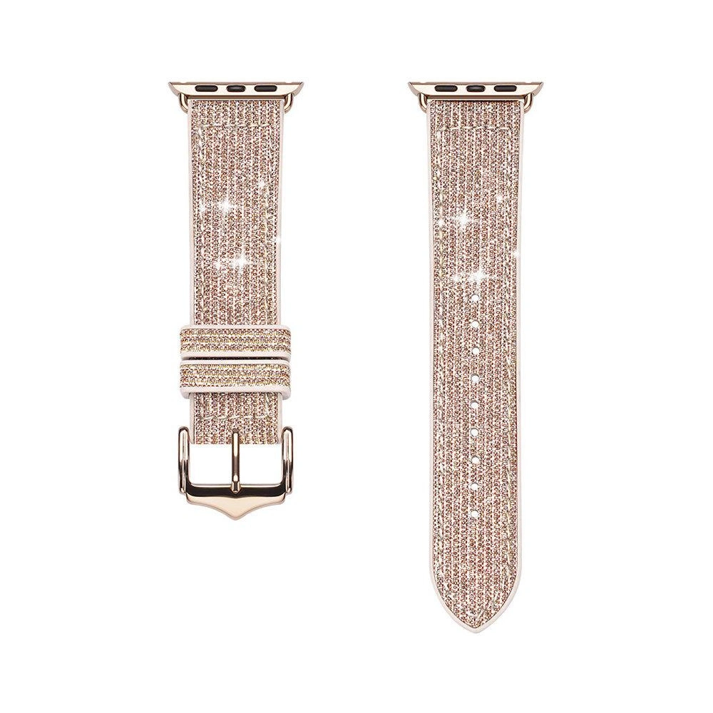 Hurtownia GSM - Dux Ducis heveder Apple Watch 4/5/6/7/8/9/SE/10 40/41/42mm arany (Sparkle verzió) - DDS965 - {ean13} - Hurt