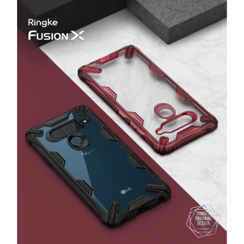Etui Ringke Fusion-X LG V40 ThinQ Black