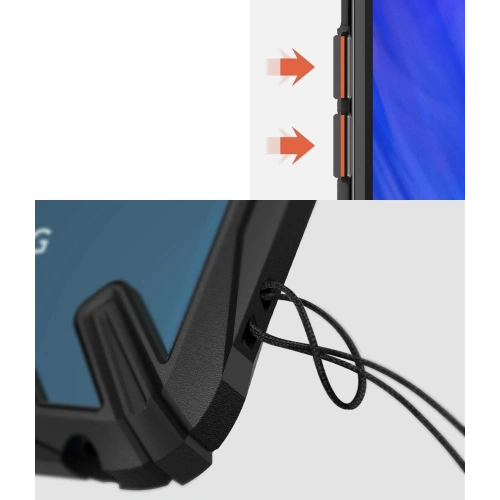 Etui Ringke Fusion-X LG V40 ThinQ Black