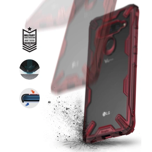 Etui Ringke Fusion-X LG V40 ThinQ Black