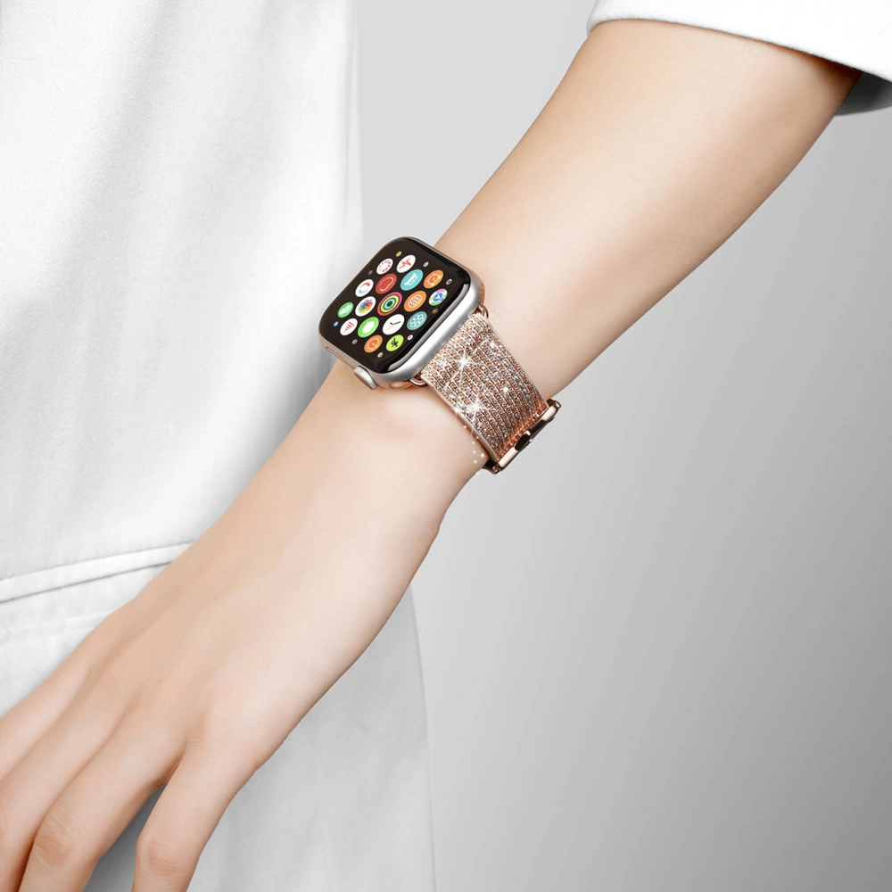 Hurtownia GSM - Pasek Dux Ducis Strap Apple Watch 4/5/6/7/SE/8/9/Ultra 44/45/49mm aurie (Versiunea Sparkle) - DDS970 - {ean13} - Hurt