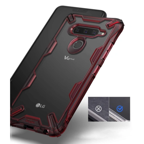 Etui Ringke Fusion-X LG V40 ThinQ Black
