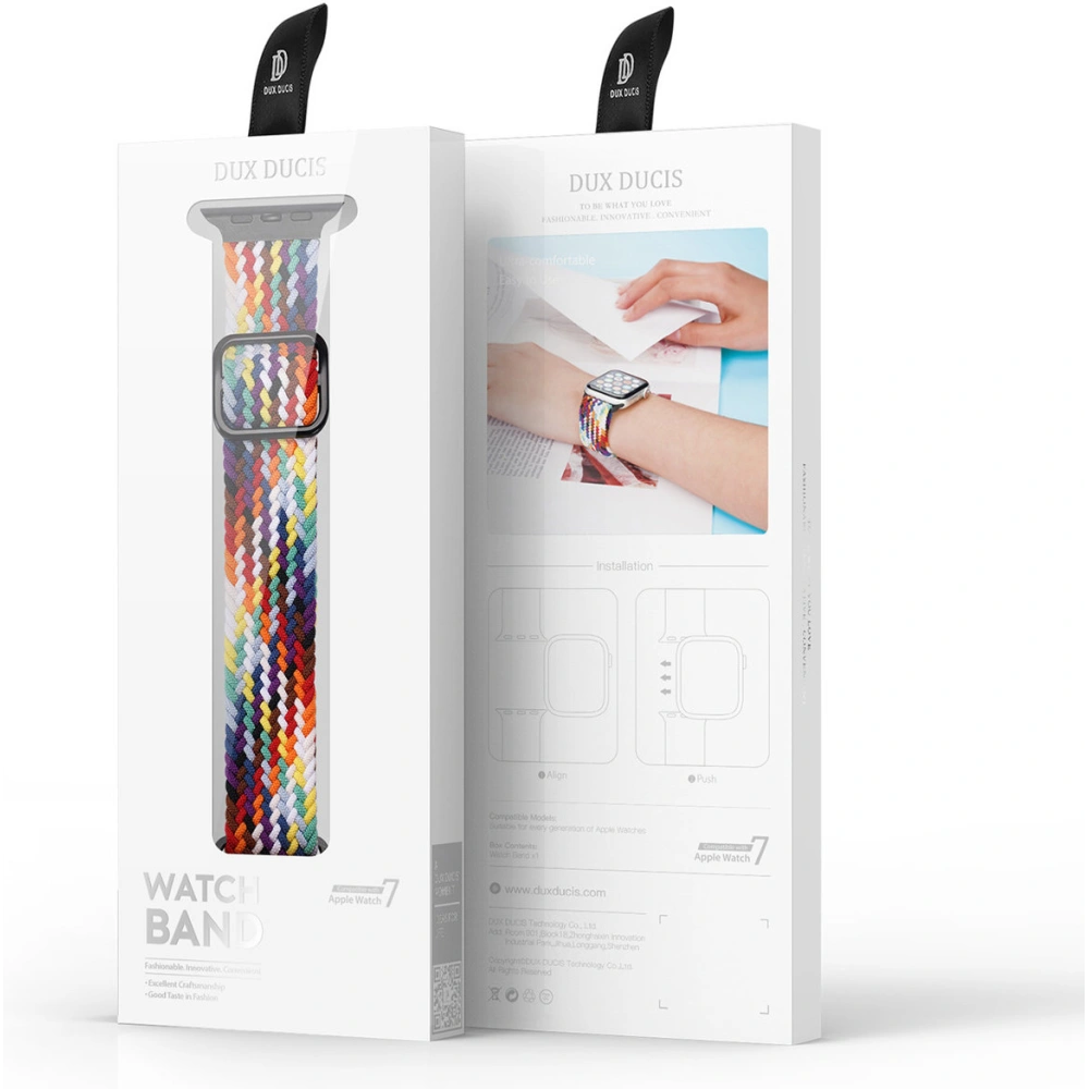 Hurtownia GSM - Dux Ducis Strap für Apple Watch 4/5/6/7/8/9/SE/10 40/41/42mm Regenbogen (Mischversion) - DDS971 - {ean13} - Hurt
