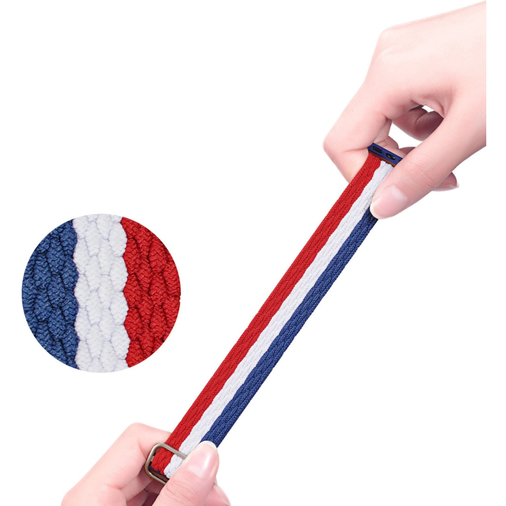Wholesale Dux Ducis Strap for Apple Watch 4/5/6/7/8/9/SE/10 40/41/42mm blue-white-red (Mixture Version) - DDS972 - {ean13} - Hurt
