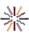 Wholesale Dux Ducis Strap for Apple Watch 4/5/6/7/8/9/SE/10 40/41/42mm blue-white-red (Mixture Version) - DDS972 - {ean13} - Hurt
