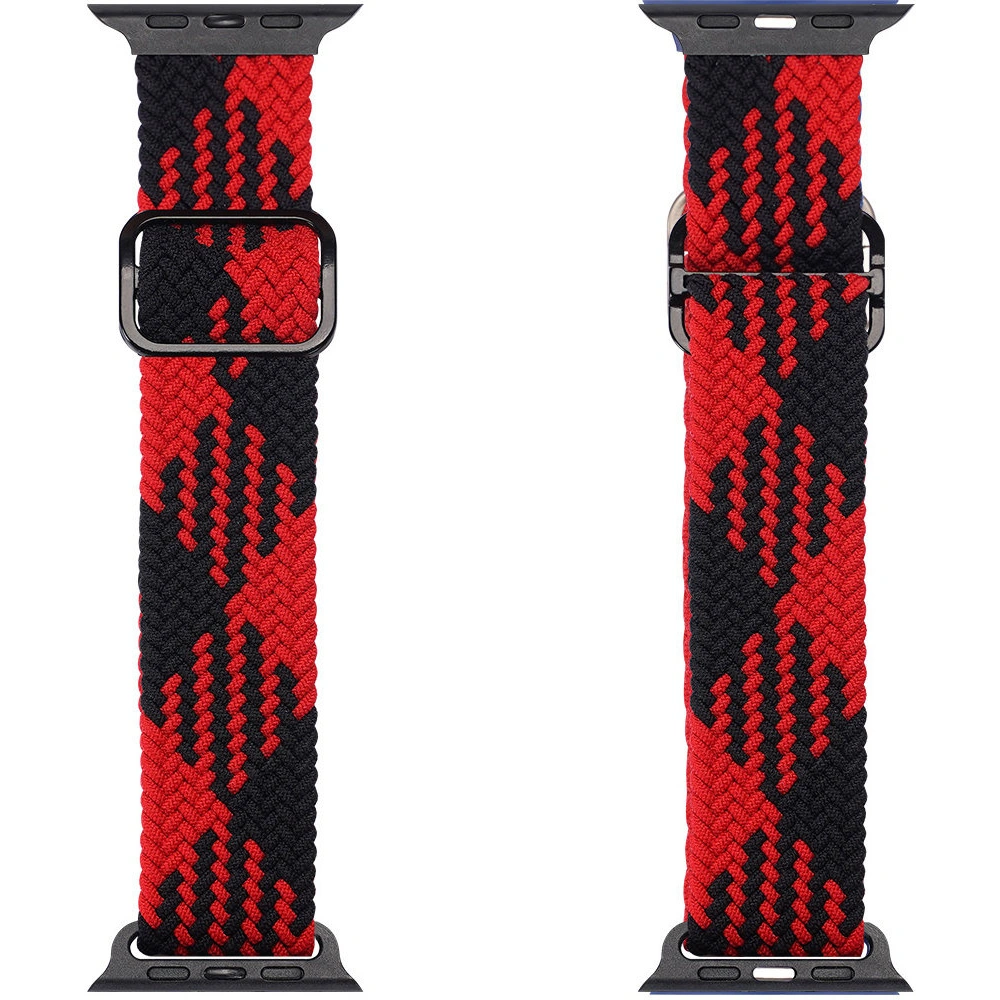 Wholesale Dux Ducis Strap for Apple Watch 4/5/6/7/SE/8/9/Ultra 44/45/49mm black-red (Mixture Version) - DDS977 - {ean13} - Hurt
