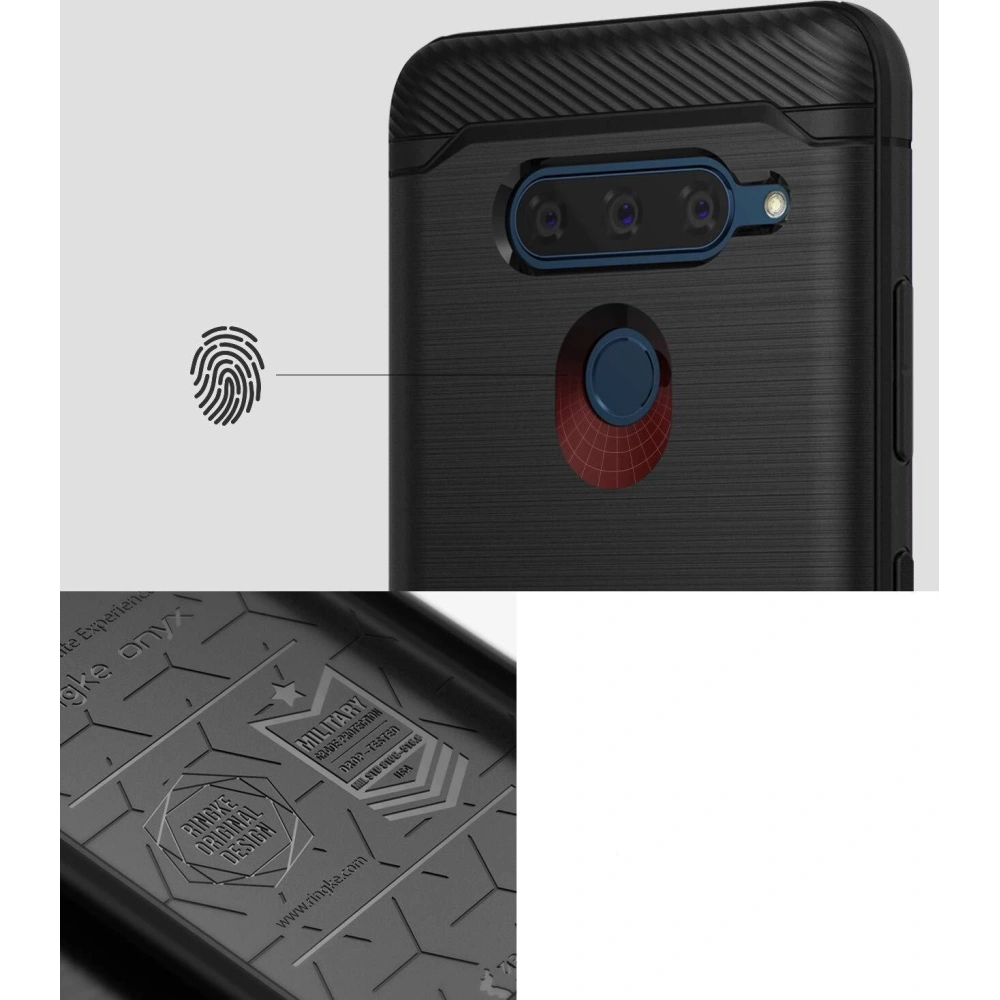 Etui Ringke Onyx LG V40 ThinQ Černá