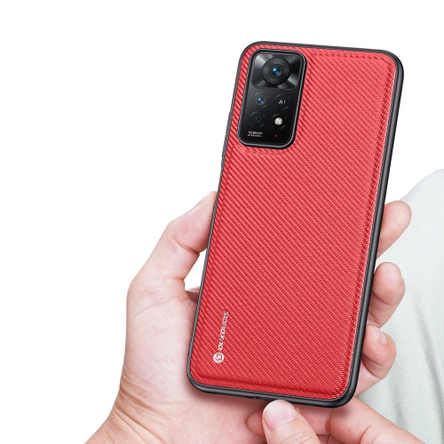 Etui Dux Ducis Fino Xiaomi Redmi Note 11 Pro czerwony