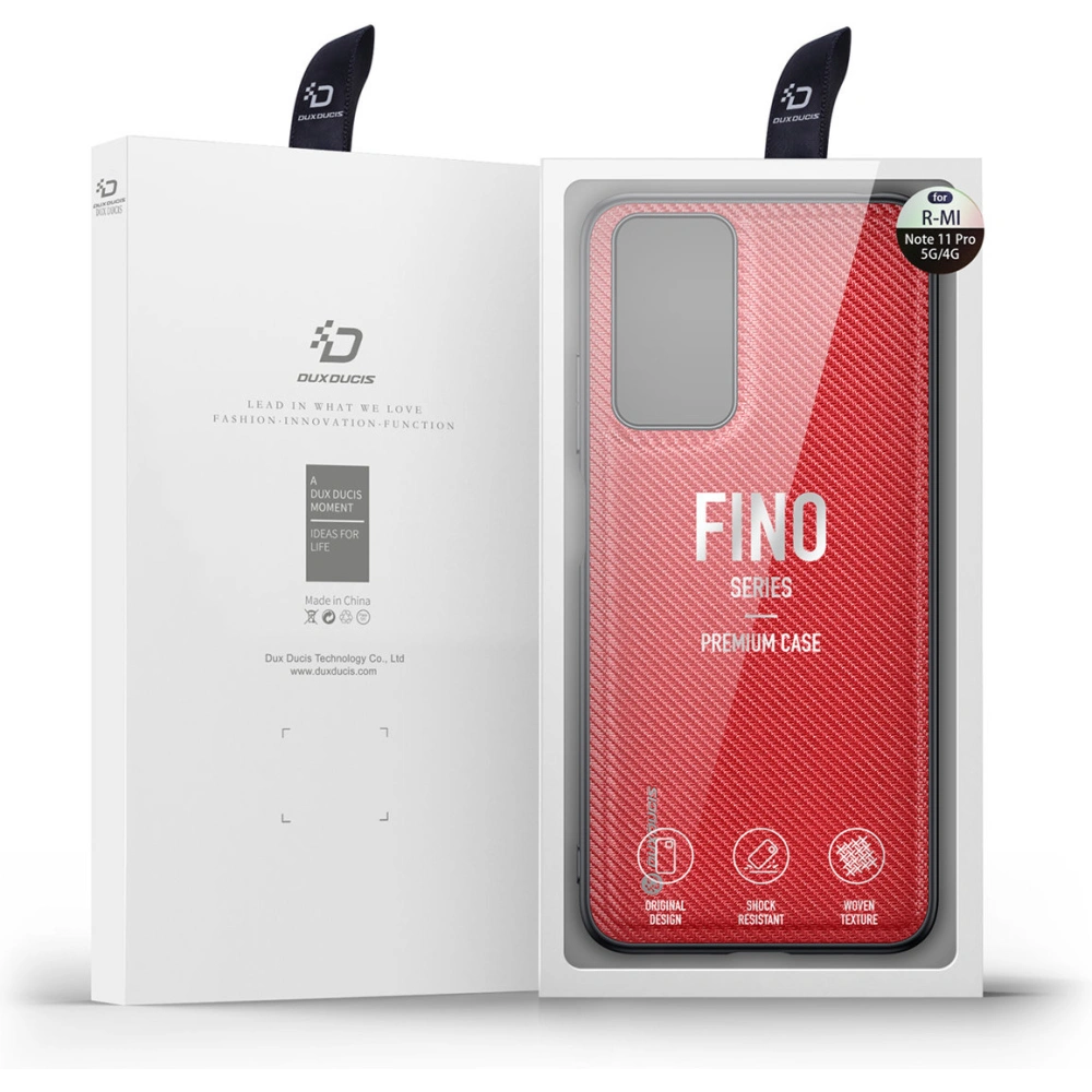Hurtownia GSM - Case Dux Ducis Fino Xiaomi Redmi Note 11 Pro rot - DDS992 - {ean13} - Hurt