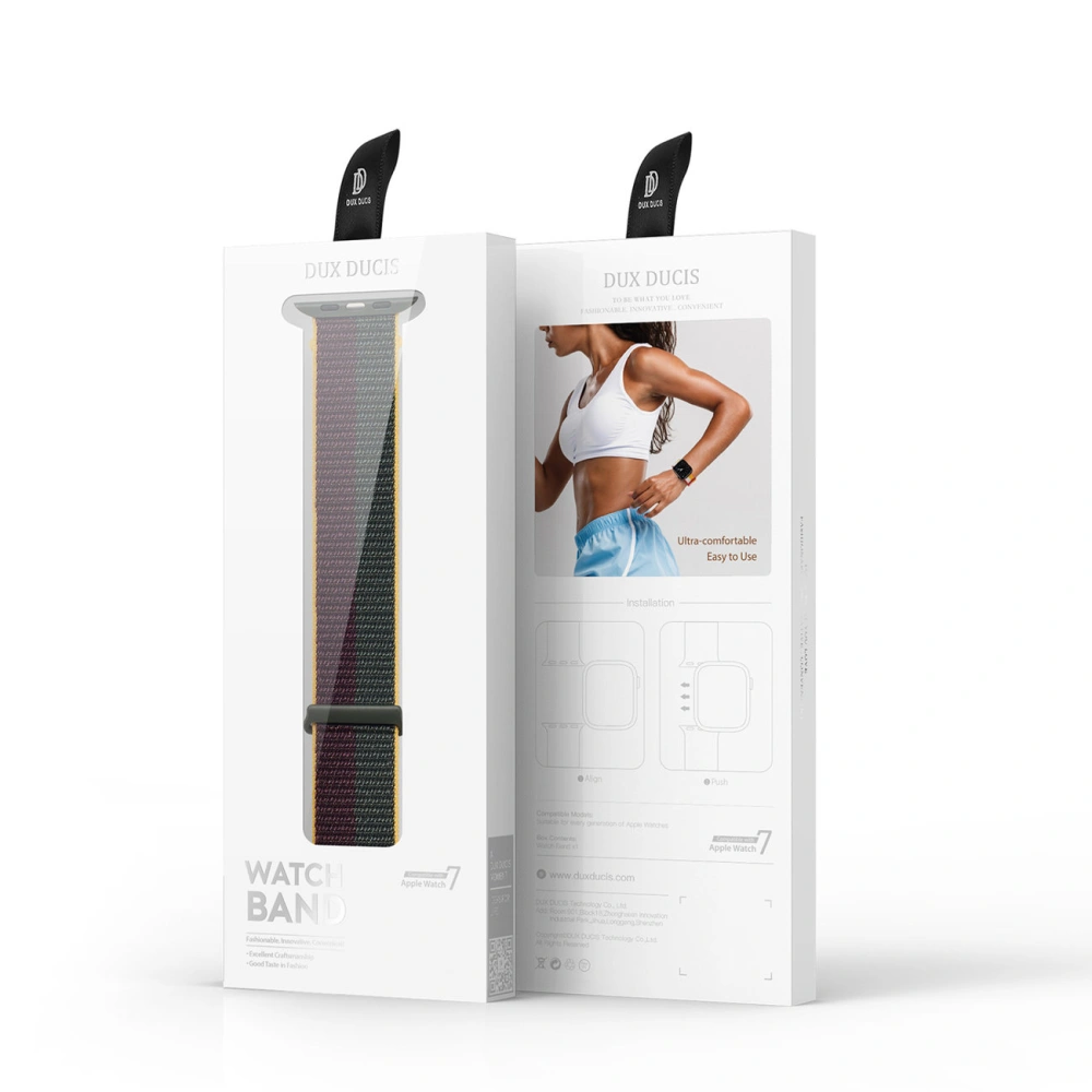 Hurtownia GSM - Dux Ducis heveder Apple Watch 4/5/6/7/SE/8/9/Ultra 44/45/49mm zöld (Sport verzió) - DDS1002 - {ean13} - Hurt