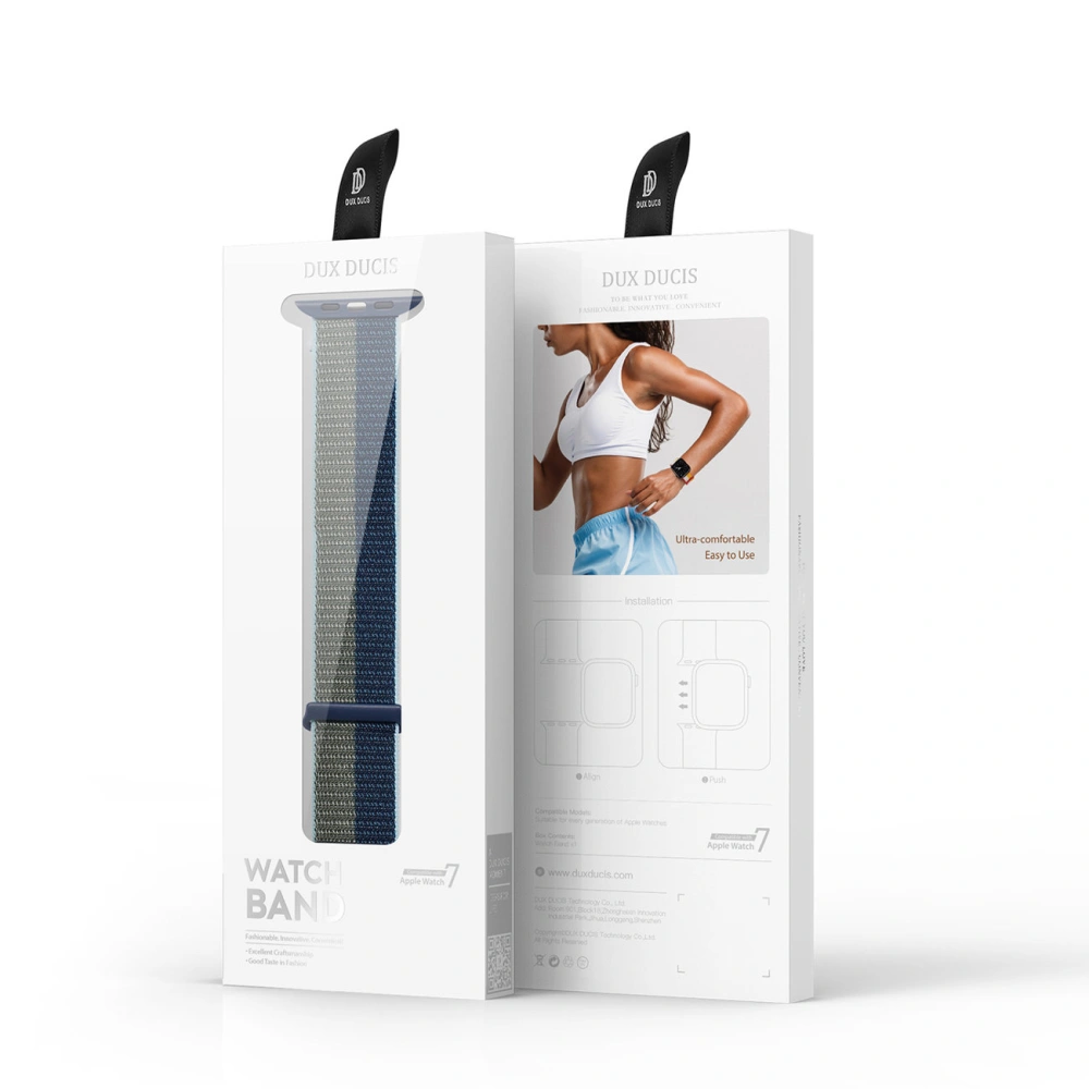 Hurtownia GSM - Dux Ducis Heveder Apple Watch 4/5/6/7/SE/8/9/Ultra 44/45/49mm kék (Sport Verzió) - DDS1003 - {ean13} - Hurt