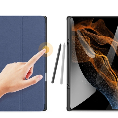 Etui Dux Ducis Domo Samsung Galaxy Tab S8 Ultra niebieski