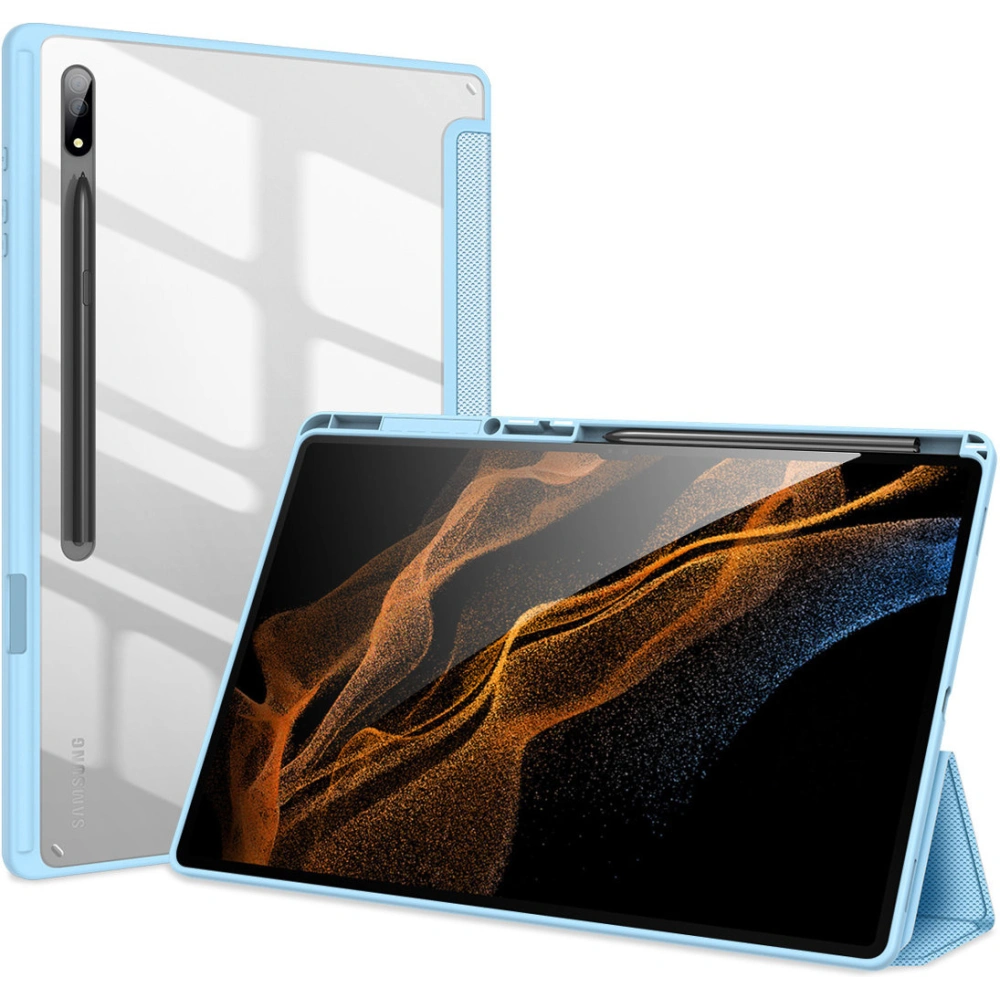 Hurtownia GSM - Etui Dux Ducis Toby Samsung Galaxy Tab S8 Ultra suport pentru stylus albastru - DDS1010 - {ean13} - Hurt