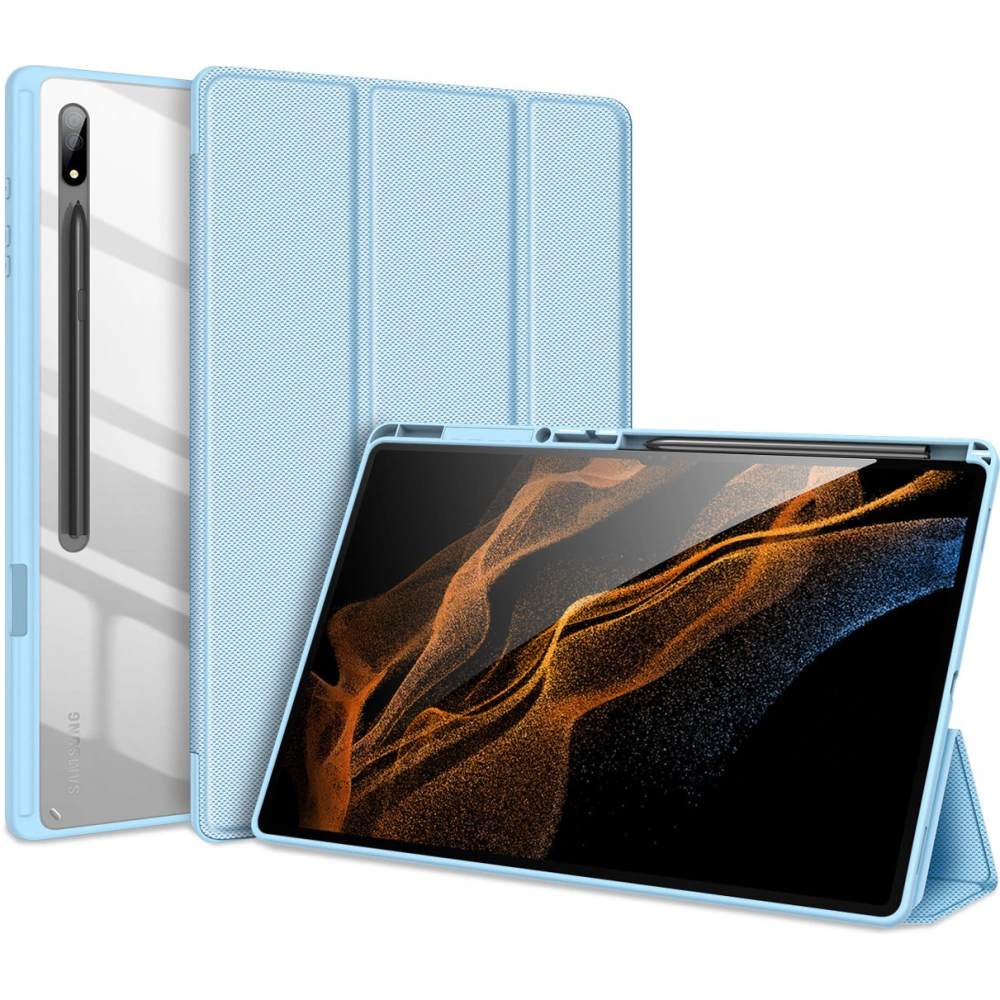Hurtownia GSM - Etui Dux Ducis Toby Samsung Galaxy Tab S8 Ultra suport pentru stylus albastru - DDS1010 - {ean13} - Hurt