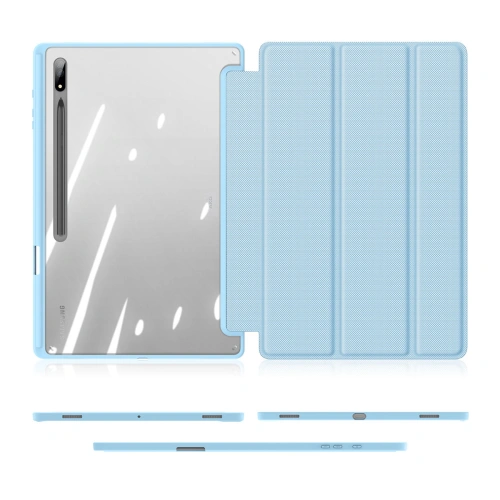 Etui Dux Ducis Toby Samsung Galaxy Tab S8 Ultra stylus holder niebieski