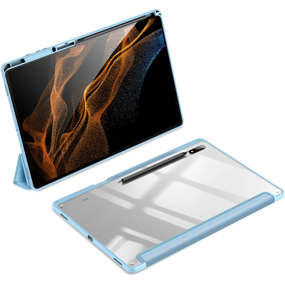 Hurtownia GSM - Etui Dux Ducis Toby Samsung Galaxy Tab S8 Ultra suport pentru stylus albastru - DDS1010 - {ean13} - Hurt