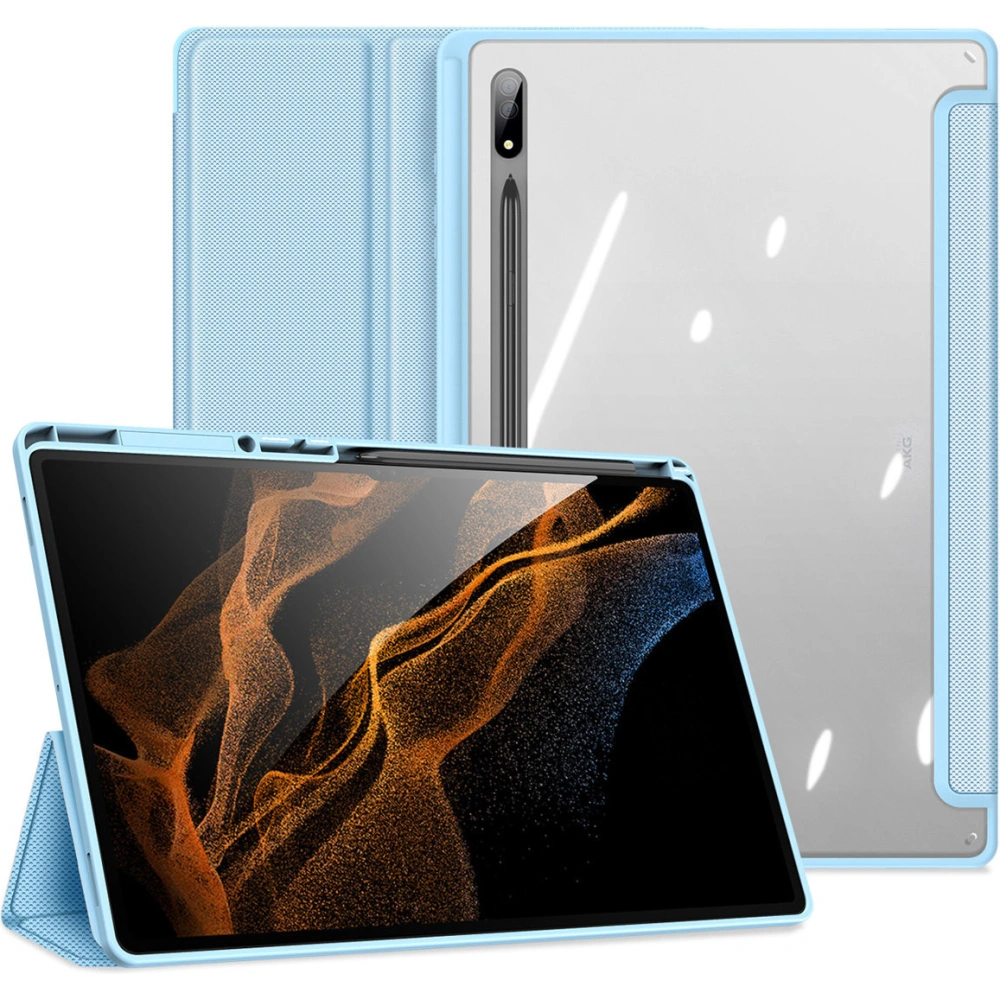 Hurtownia GSM - Etui Dux Ducis Toby Samsung Galaxy Tab S8 Ultra suport pentru stylus albastru - DDS1010 - {ean13} - Hurt