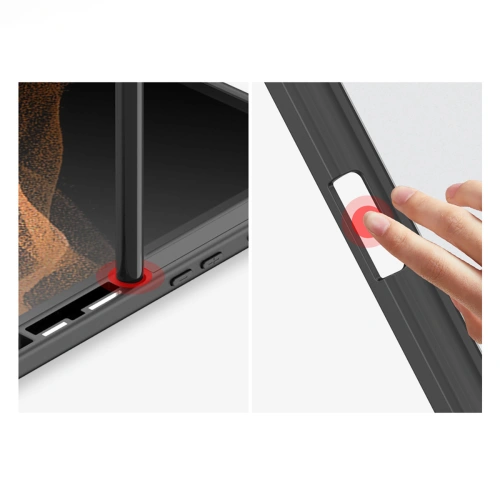 Etui Dux Ducis Toby Samsung Galaxy Tab S8 Ultra stylus holder niebieski