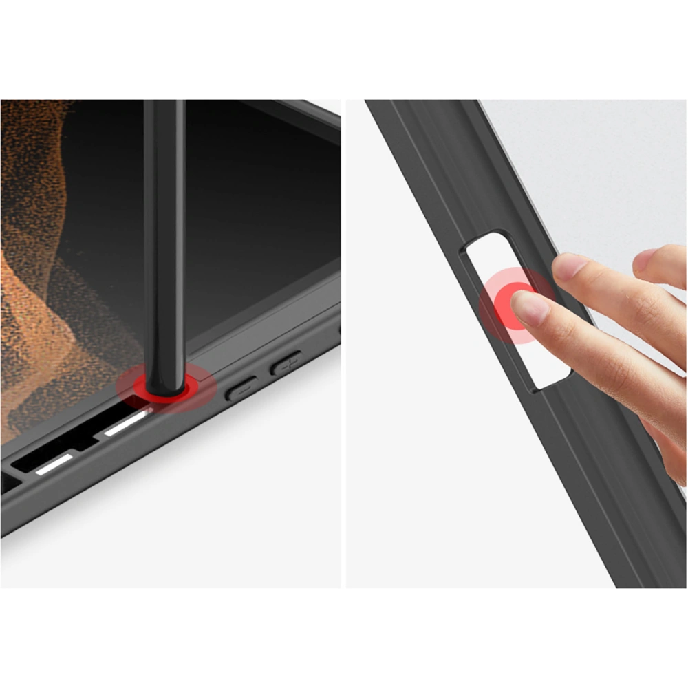 Hurtownia GSM - Etui Dux Ducis Toby Samsung Galaxy Tab S8 Ultra suport pentru stylus albastru - DDS1010 - {ean13} - Hurt