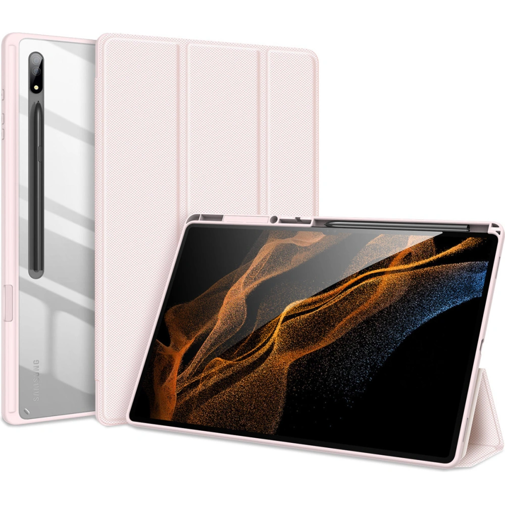 Hurtownia GSM - Case Dux Ducis Toby Samsung Galaxy Tab S8 Ultra Stylus-Halter rosa - DDS1011 - {ean13} - Hurt