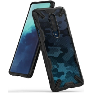 Etui Ringke Fusion-X Design OnePlus 7T Pro Camo (Moro) Black