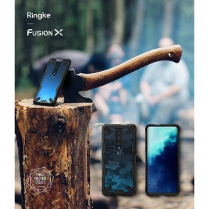 Etui Ringke Fusion-X Design OnePlus 7T Pro Camo (Moro) Black