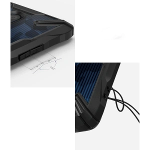 Etui Ringke Fusion-X Design OnePlus 7T Pro Camo (Moro) Black
