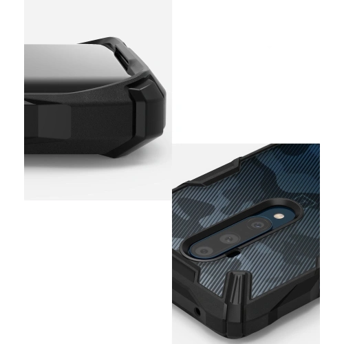 Etui Ringke Fusion-X Design OnePlus 7T Pro Camo (Moro) Black