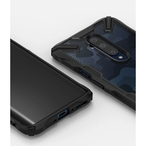 Etui Ringke Fusion-X Design OnePlus 7T Pro Camo (Moro) Black
