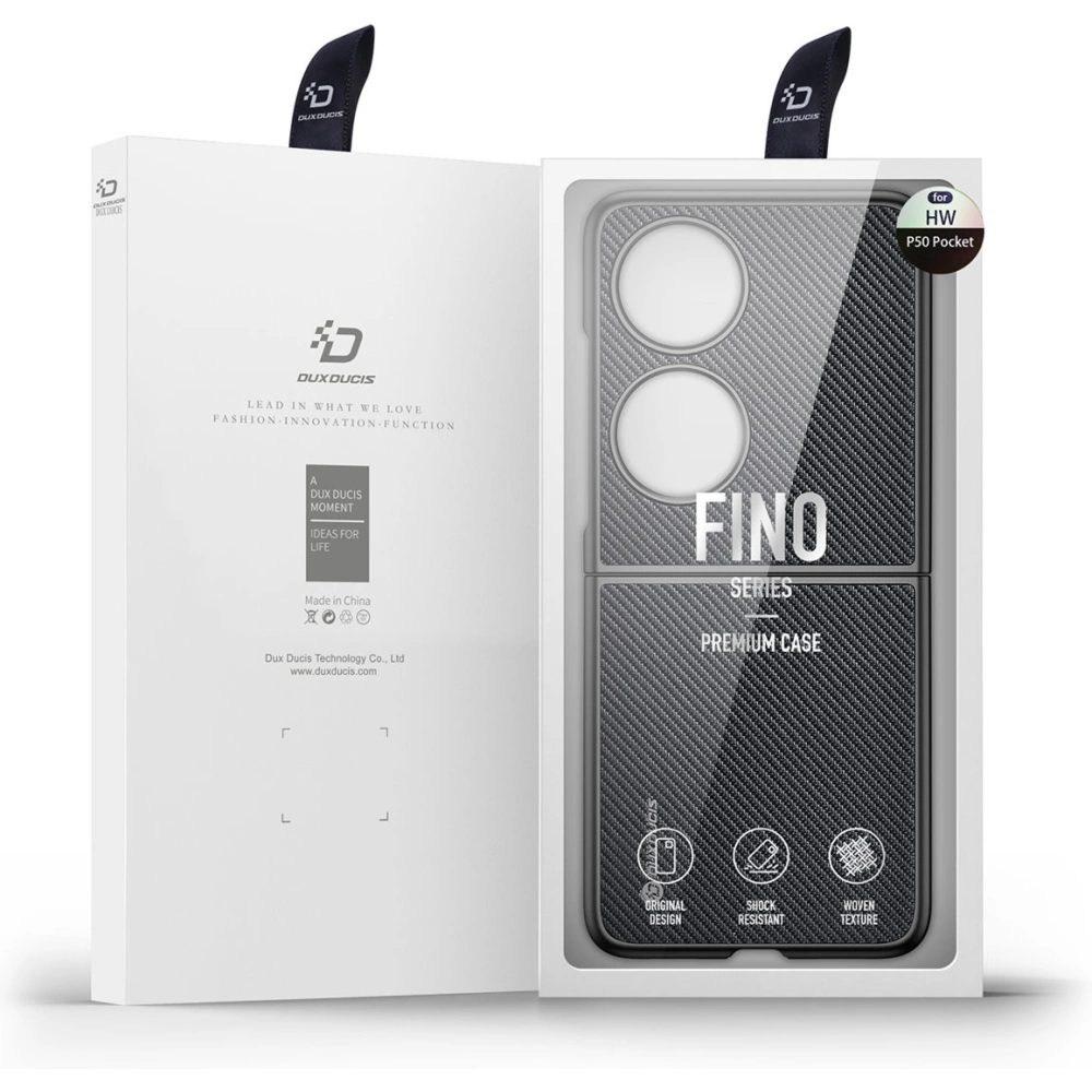 Hurtownia GSM - Etui Dux Ducis Fino Huawei P50 Pocket negru - DDS1015 - {ean13} - Hurt