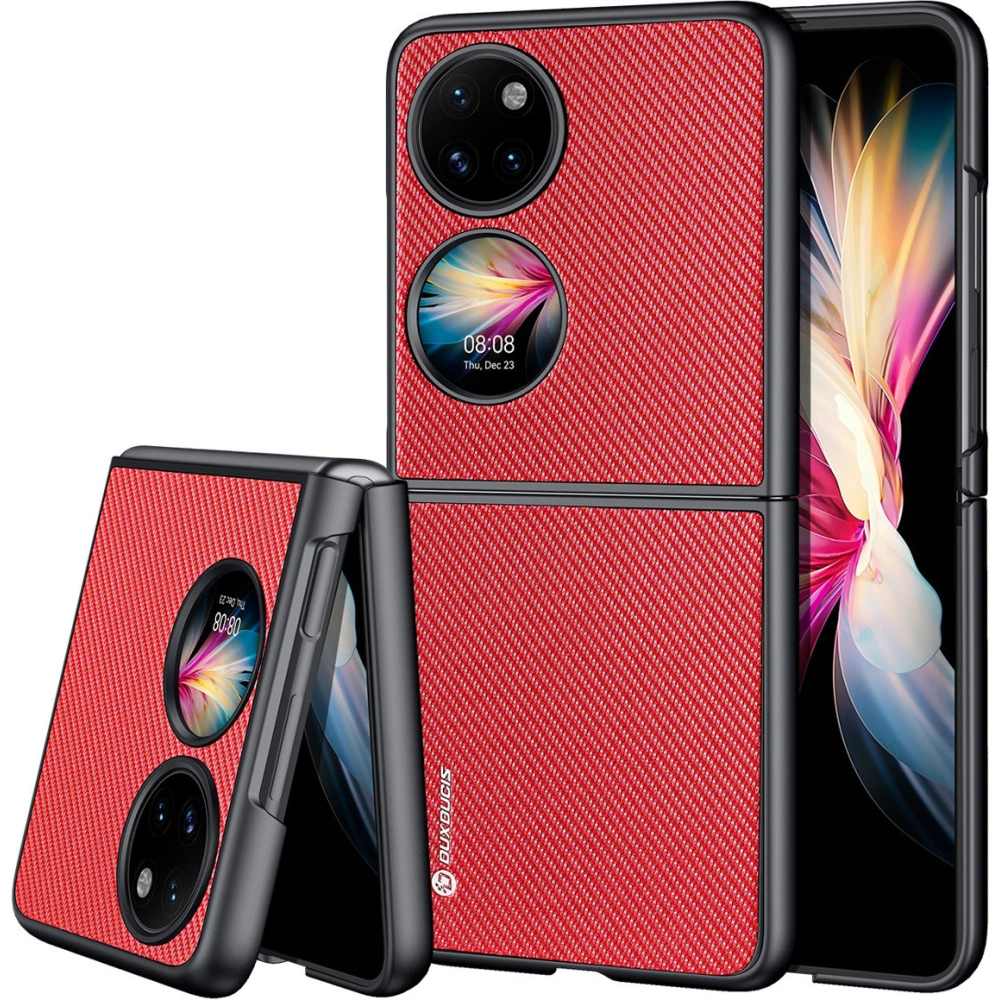 Hurtownia GSM - Etui Dux Ducis Fino Huawei P50 Pocket roșu - DDS1017 - {ean13} - Hurt