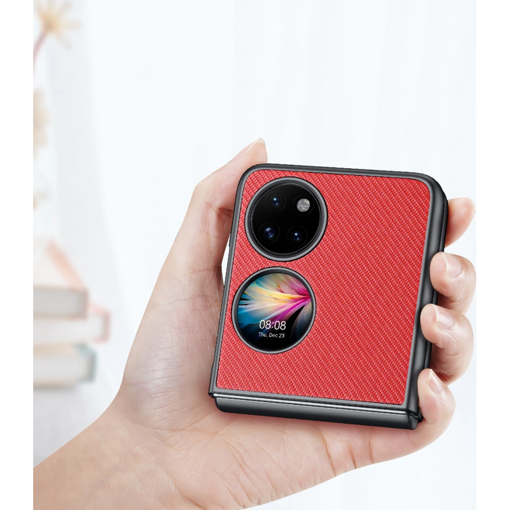 Hurtownia GSM - Etui Dux Ducis Fino Huawei P50 Pocket roșu - DDS1017 - {ean13} - Hurt