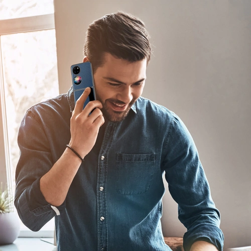 Etui Dux Ducis Fino Huawei P50 Pocket czerwony