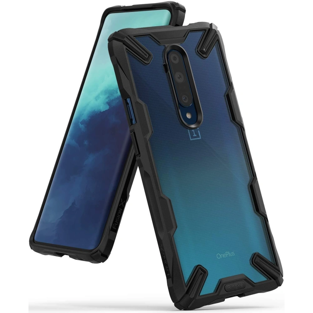Hurtownia GSM - Etui Ringke Fusion-X OnePlus 7T Pro Black - RGK1066BLK - {ean13} - Hurt