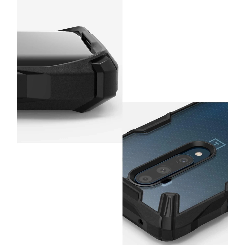 Hurtownia GSM - Etui Ringke Fusion-X OnePlus 7T Pro Black - RGK1066BLK - {ean13} - Hurt