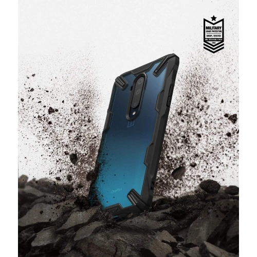 Etui Ringke Fusion-X OnePlus 7T Pro Black