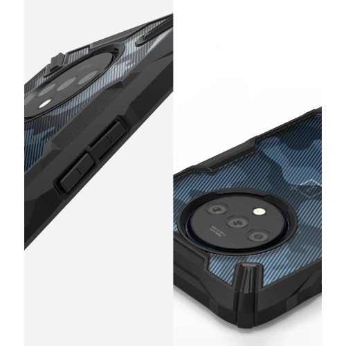 Etui Ringke Fusion-X Design OnePlus 7T Camo (Moro) Black