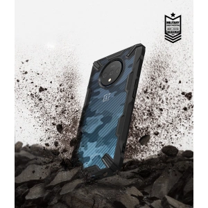 Etui Ringke Fusion-X Design OnePlus 7T Camo (Moro) Black