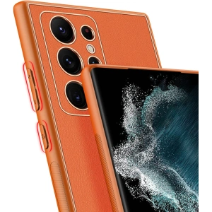 Hurtownia GSM - Etui Dux Ducis Yolo Samsung Galaxy S22 Ultra oranžový - DDS1028 - {ean13} - Hurt