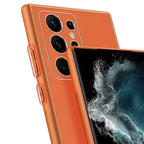 Etui Dux Ducis Yolo Samsung Galaxy S22 Ultra pomarańczowy