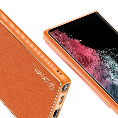 Etui Dux Ducis Yolo Samsung Galaxy S22 Ultra pomarańczowy