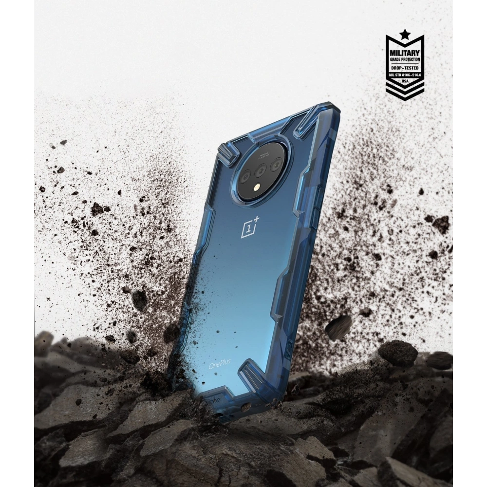 Hurtownia GSM - Etui Ringke Fusion-X OnePlus 7T Space Blue - RGK1064BLU - {ean13} - Hurt