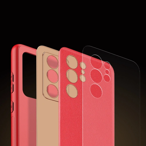 Etui Dux Ducis Yolo Samsung Galaxy S22 Ultra czerwony